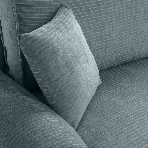 Narożnik z funkcją spania NABOO Tkanina Perla 45